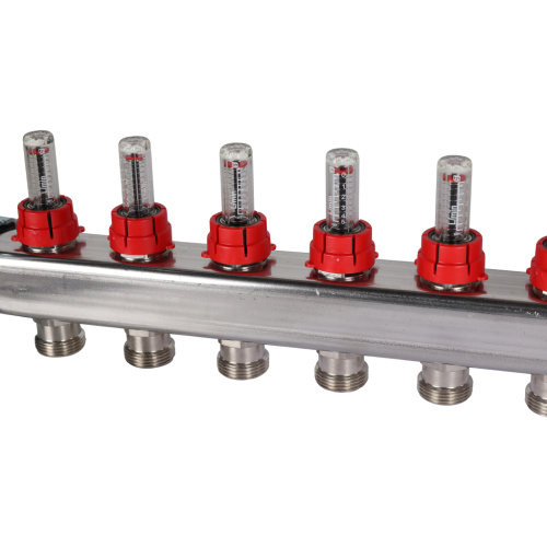 Коллектор отопления STOUT 1"нержа., 13x3/4" с расxодомерами SMS 0917 000013